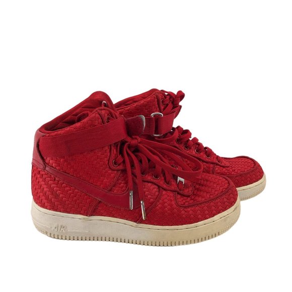 Nike Red Lace-Up Athletic SneakersMen's Size 7.5